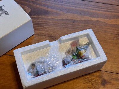 Vintage Dept 56 Heritage Village Collection Testing the Toys in Box-Set of 2
