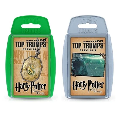 WINNING MOVES Top Trumps Harry Potter and the Deathly Hallows Part 1 & 2 Double Set