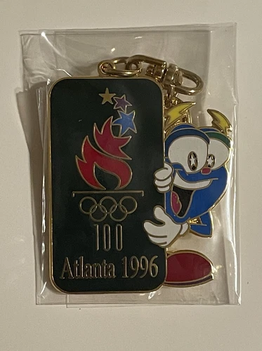 Rare 1996 Atlanta Olympics Izzy Keychain