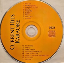 202 CURRENT HITS   KARAOKE CDG