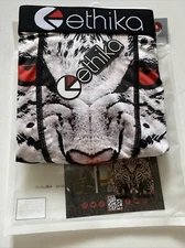 Ethika MEN'S BOXER BRIEF / FIT Staple / Leopard/ MEN'S SIZE Small