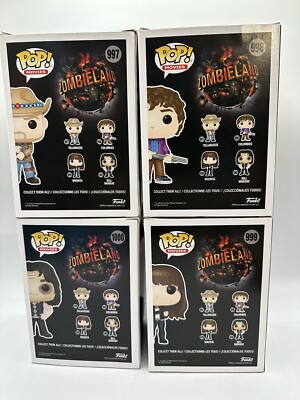 Funko Pop Zombieland 4体セット Funko Zombieland Pop Set! Box Damage Tallahassee, Wichita