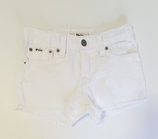 Polo Ralph Lauren Little Girls Denim Cut Off Shorts Poe Wash Sz 6X - NWT