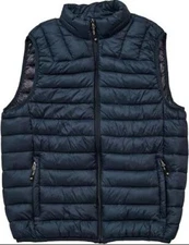 Hawke & Co Mens Packable Down Vest Blue