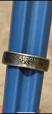 Oregon State Quarter Coin Ring Size 8