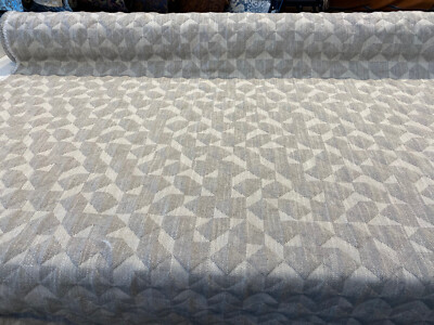 Checkmate Quilted Ecru Taupe Upholstery Fabric By The Yard