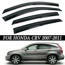 For Honda CR-V CRV 2007-2011 Window Visors Vent Sun Shade Rain Guards Deflector