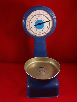 Ancien jouet balance tôle enfant AMB BOLOGNA ITALY 1950 Peu courant