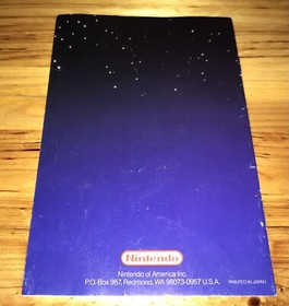 NES FOUR SCORE Adapter Original Booklet MANUAL Round SEAL Nintendo NES 1990 NICE