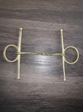 full cheek twisted wire snaffle bit 5" mouth
