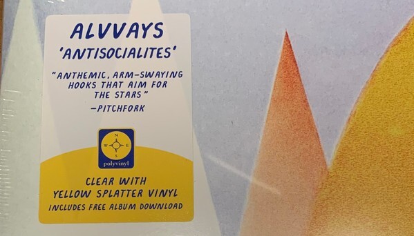 Alvvays - Antisocialites LP - SPLATTER COLORED Vinyl Album