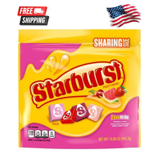 Red Fruit Chews Candy Chewy Sharing Size Bag 15.6oz Soft Fruity Candy