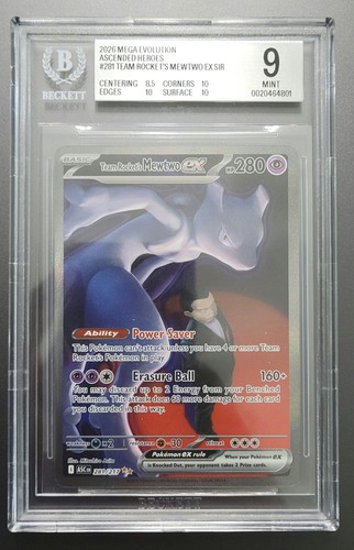 Team Rocket's Mewtwo ex graded BGS 9 for sale on eBay