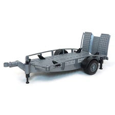 1/16 Single Axle Trailer By Bruder With Ramps 42926