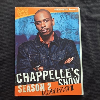 Chappelle's Show Season 2 Uncensored 3-Disc DVD Dave Chappelle NR Extras