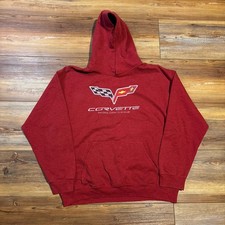 Vintage Y2K Corvette National Corvette Museum Pullover Hoodie Size Medium