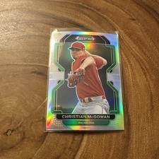 2022 Panini Prizm Draft Picks - Christian McGowan #PDP219 Silver Prizm (RC)