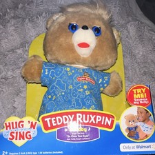 Teddy Ruxpin Hug 'N Sing Interactive Plush Bear w/ Lullaby Songs, 2018