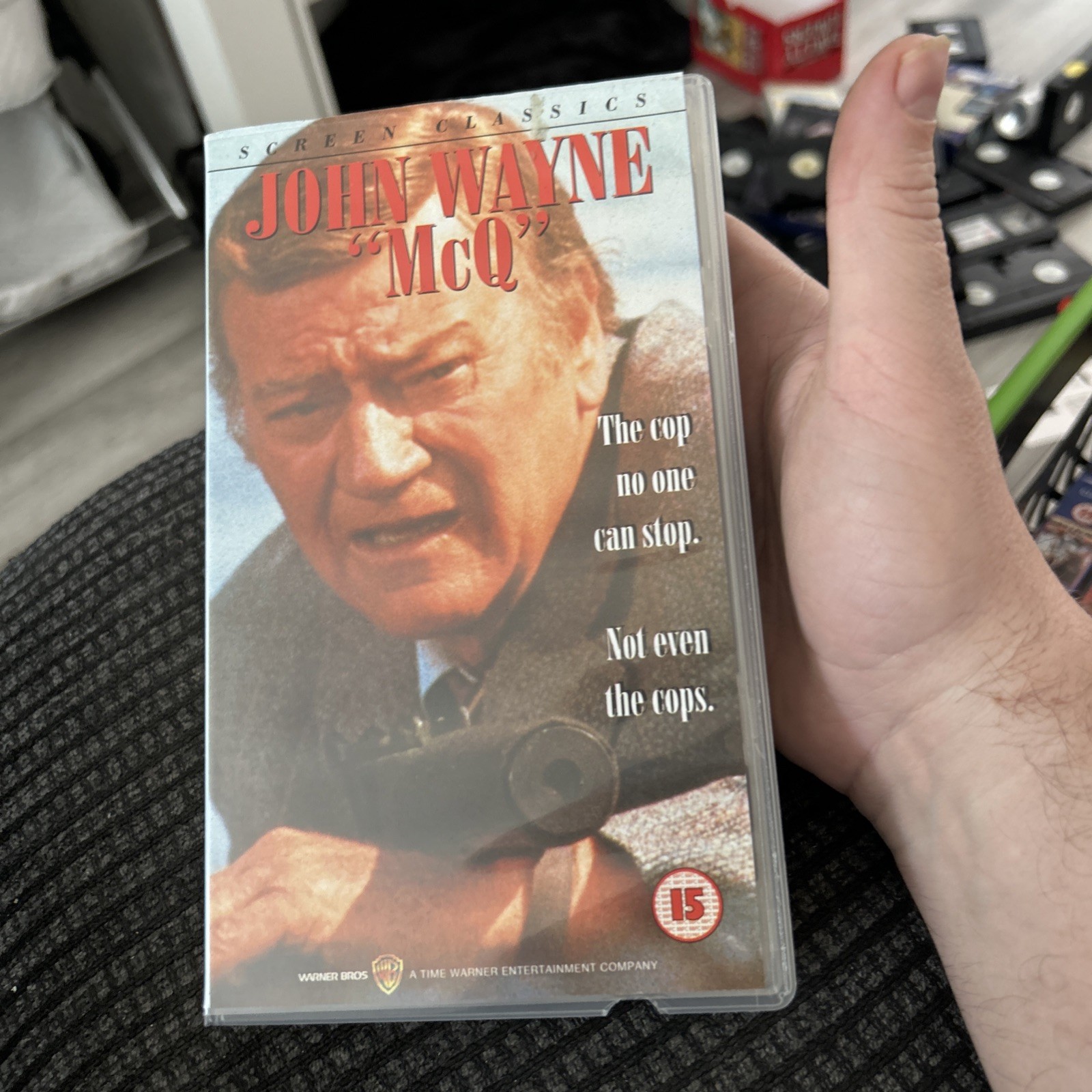 McQ (VHS) tape still factory sealed John Wayne