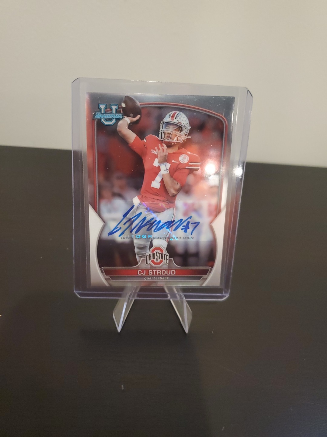 2022 Bowman University Chrome - Chrome Prospect Autographs C.J. Stroud #100 (AU,