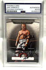 JAKE THE SNAKE ROBERTS PSA CERTIFIED SIGNED CARD