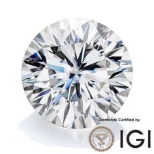 3.03 Ct D VVS1 Clarity Round Lab Grown CVD Diamond Certified Loose Diamond N