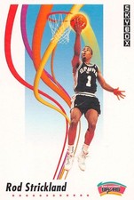 1991-92 SkyBox Basketball Rod Strickland San Antonio Spurs #263