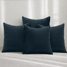 Image of Pack of 4 Cushion Covers Or Velvet Filled Cushions Square Sofa Pillows Cases