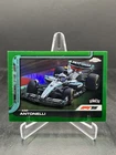 2025 Topps Chrome F1 Kimi Antonelli RC Green Refractor 12/99 #80 Driver # Match