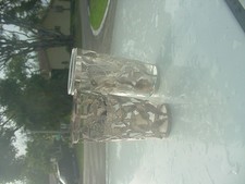 Paire de gobelets mexicains en cage en argent massif 42 grammes chacun