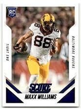 2015 Score #398 Maxx Williams Scorecard