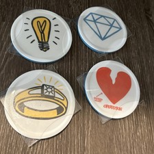 Junk Food  x Hasbro Ceramic Coasters 4 Board Games Operation Monopoly