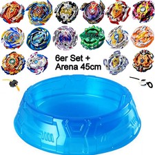6er Burst SET + Arena Blau 45cm KREISEL FÜR ...