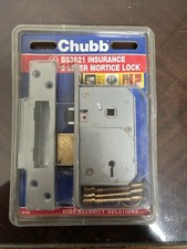 Chubb 5 Lever Insurance Mortice Lock BS3621, Satin, 67mm