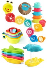 11 PCS Toddler Bath Toys for Kids Ages 1-3 Baby Shower Toys Mold Free Bathtub