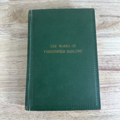 Works of Christopher Marlowe Brooke 1910 Oxford Clarendon Press Drama Poetry