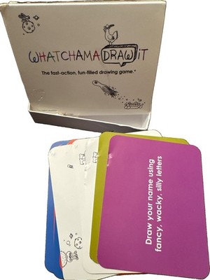 WhatchamaDRAWit Fast Action, Family Game Night- Pre-owned Original Box Complete