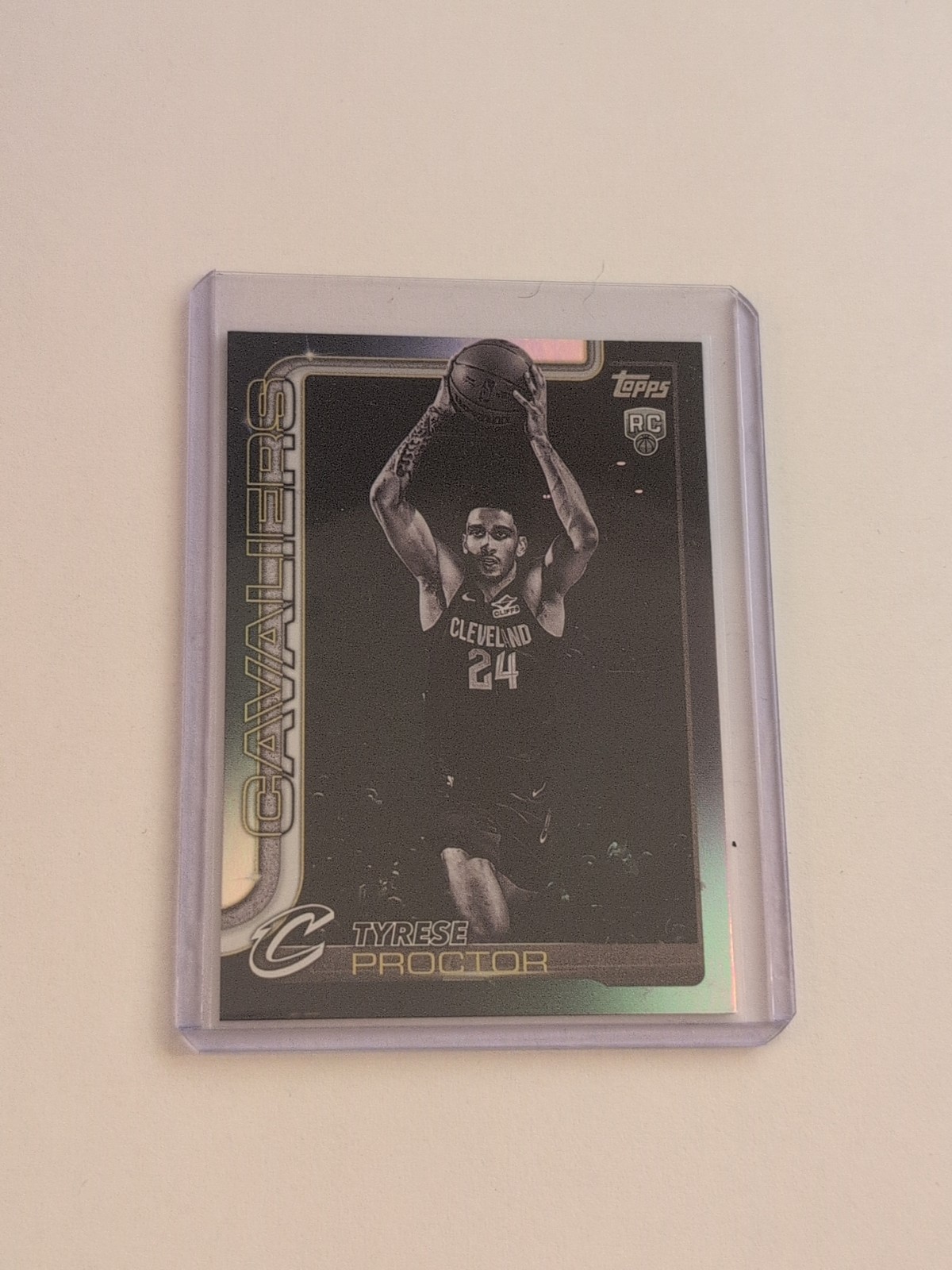 2025-26 Topps TYRESE PROCTOR Blackout Rookie Parallel #250