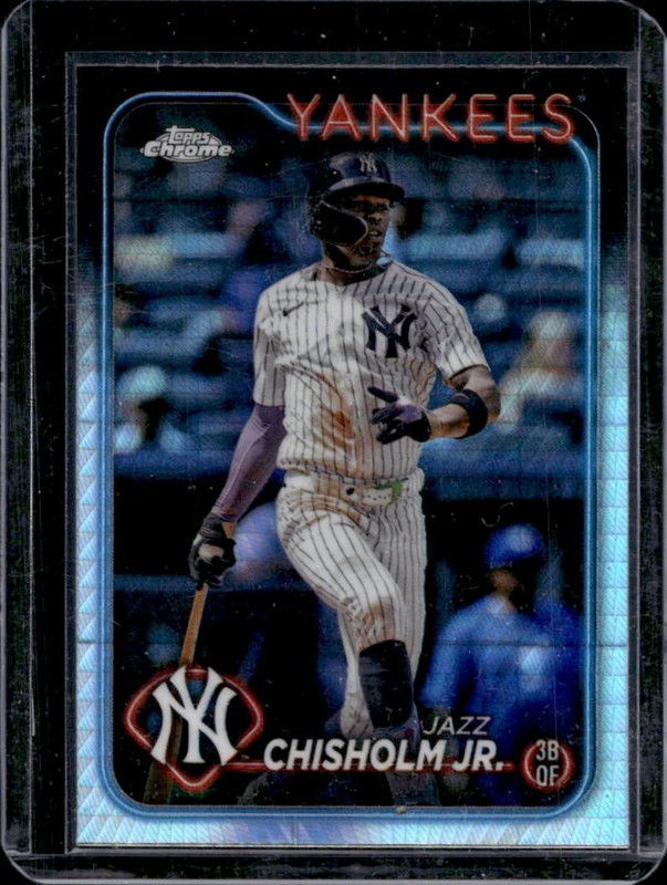 2024 Topps Chrome Update Jazz Chisholm Jr. Prism Refractor #USC78 Yankees