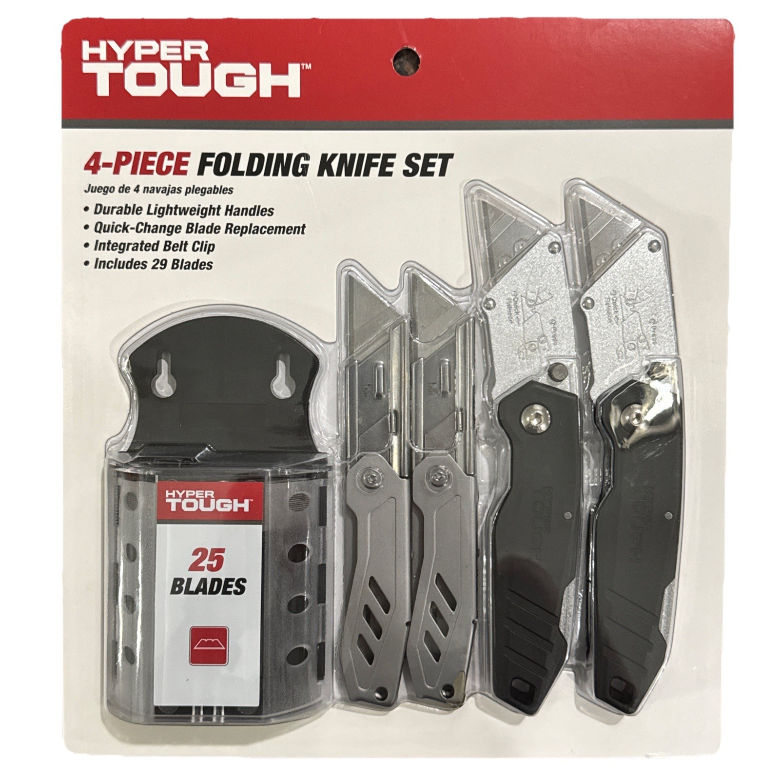 Set Integrated Belt Clip & 29 Blades