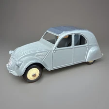 VTG Dinky Toys 24T/535 Citroen 2CV Dark Gray Made in France 1/43 Diecast Car