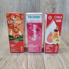 Cirkul Sip Cartridges B Vitamins Caffeine Lot Of 3 Flavors Exp. 2027 Fast Ship
