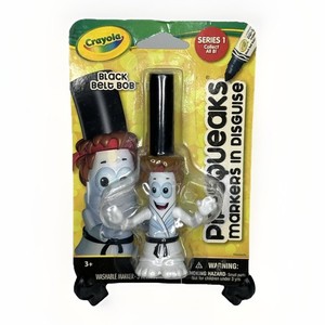 Crayola Pip Squeaks Series 1 Black Belt Bob Markers in Disguise 2013 PACKAGE DMG