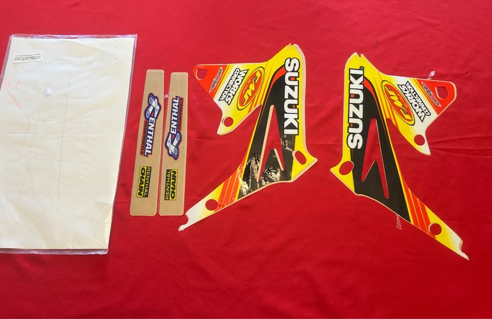 Наклейка только на плащаницу и поворотный рычаг NOS N-Style APP-08-2011-RMZ-450-Suzuki для бездорожья - Изображение 2 из 4