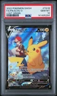 2022 POKEMON SWORD & SHIELD LOST ORIGIN #TG16 FULL ART/PIKACHU V PSA 10