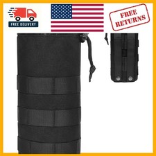 1000D Nylon MOLLE Compatible Tactical Water Bottle Pouch - Portable Gear Holder