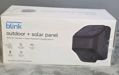 Blink Outdoor Add-On Camera + Solar Panel Mount NEW Sealed Alexa HD