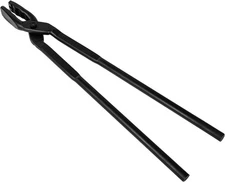 17" Wolf Jaw Blacksmith Tongs Multipurpose Forge Tongs For Knife Making Beginner