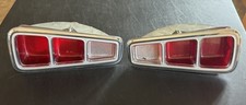 1968 Dodge Coronet Tail Lights Pair Rt Super Bee Rear Lenses Bezels Oem Lh Rh