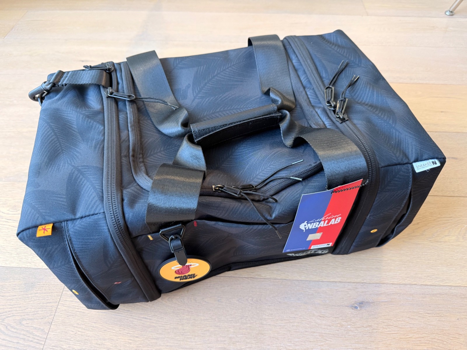 NBALAB x The Shrine Co Sneaker Duffle Bag, Miami Heat Edition NEW w/ TAGS